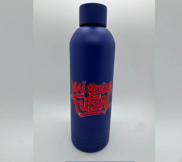 Borraccia Blu Royal Mai senza Futsal