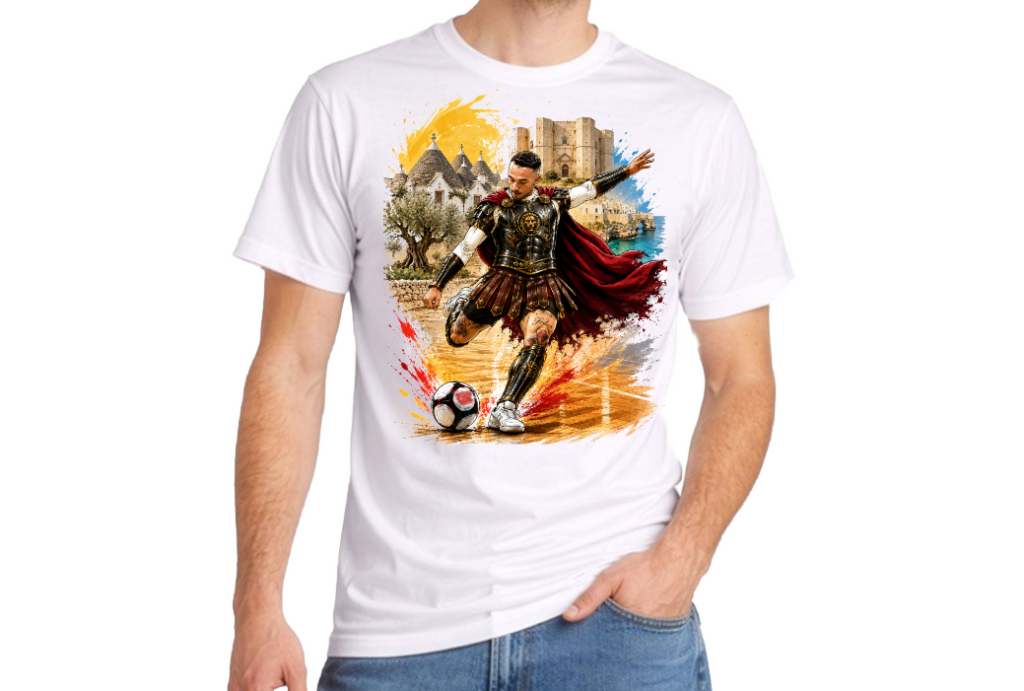 T-Shirt "Il Gladiatore" Estate 2026 Nicola Cutrignelli